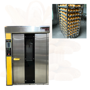 Good Price Industrial Bread Oven 32 Trays With Trolley Stainless Steel <b>Rotary</b> Oven for Bakery Electric Ovens Made in Vietnam - Product Image 1