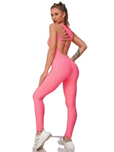 จั๊มสูทไร้รอยต่อสำหรับผู้หญิงชุดเล่นโยคะฟิตเนสชุดจัมพ์สูทชิ้นเดียว - Product Image 2