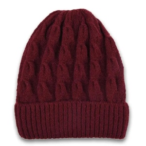 Venta al por mayor de gorro personalizado con tu propio logotipo bordado 100% acrílico tejido de moda OEM gorro de invierno personalizado - Product Image 5