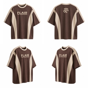 T-shirt en jersey de coton surdimensionné personnalisé pour la mode |   T-shirt streetwear premium de qualité supérieure | - Product Image 6