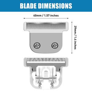 Lame de rechange en acier inoxydable japonais de 40 mm pour tondeuses, accessoire détachable pour tondeuses et coupe-cheveux - Product Image 3