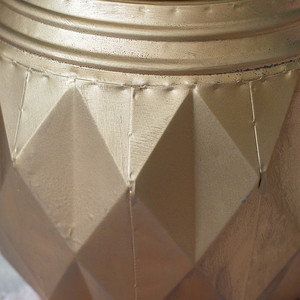 Jardinières en métal antique doré pour le salon Pots de fleurs de table en métal de haute qualité à vendre nouveau bol de fleurs - Product Image 4