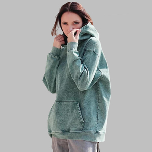 Sudadera con Capucha Extra Grande de Felpa Francesa Gruesa Personalizada al por Mayor, Sudadera con Capucha Esencial con Bordado y Estampado Puff para Hombre - Product Image 5