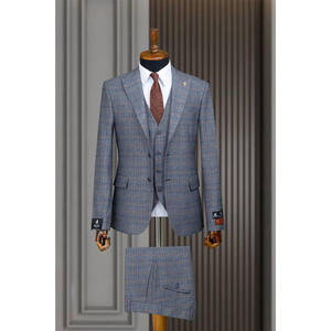 Combinaison Slim Fit confortable pour 80% laine 20% polyester polyester style affaires et fête - Product Image 1