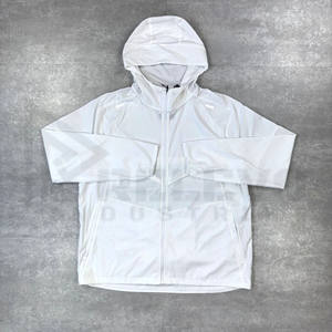 Conjunto Deportivo Cortavientos de Nailon para Hombre y Mujer, Chaqueta Deportiva Ligera con Cremallera y Pantalones Cortavientos, 2 Piezas - Product Image 2