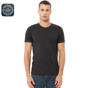 เสื้อยืดของผู้ชายเสื้อยืดผ้าฝ้าย100% Pima 180กรัมปักลายแขนสั้นธรรมดาเสื้อยืดโลโก้ตามสั่ง - Product Image 1