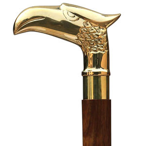 Bastón moderno hecho a mano para ancianos con mango de metal Precio de venta al por mayor - Product Image 4