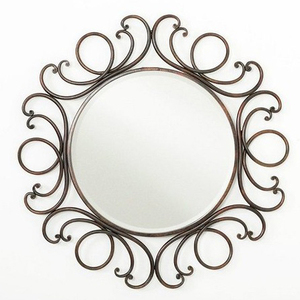 Gương treo tường nghệ thuật hoa sang trọng với khung trang trí lớn chất lượng tốt Thiết kế tùy chỉnh cho trang trí tường nhà thanh lịch và phong cách - Product Image 3