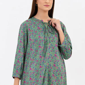 Venta directa de fábrica Mejor Venta de Damas Sólido Ecológico Bordado Kurtis Mercado lavable Precio competitivo - Product Image 3