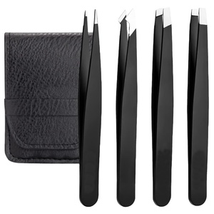 Pince à sourcils en acier inoxydable Pointe inclinée Pointe pointue Pince à sourcils dans les dernières conceptions - Product Image 2