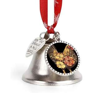 Ornement de décoration de cloche de Noël en métal pour la décoration de fête de vacances à la main Design unique Cloche de Noël vintage - Product Image 4