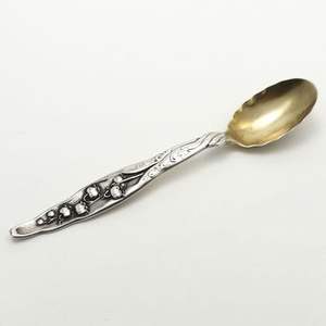 ช้อนเครื่องเงินแบบพรีเมี่ยมสำหรับงานแต่งงานเครื่องใช้บนโต๊ะอาหารด้ามจับปลายแบบโบราณเหมาะสำหรับวางบนโต๊ะเครื่องครัวอุปกรณ์ครัวขายส่ง - Product Image 5