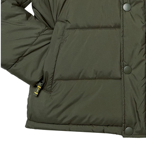 Bomber con capucha para hombre hecho a medida, chaquetas de invierno, detalle bordado de lona, diseño transpirable frontal para actividades al aire libre, moda - Product Image 5