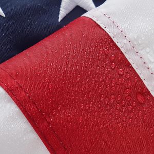 2x3 Ft Heavy Duty Weather-Resistant US <b>Flag</b> Made USA Tough Spun Polyester Custom TearProof Series for Outdoor Use American <b>Flag</b> - Product Image 2