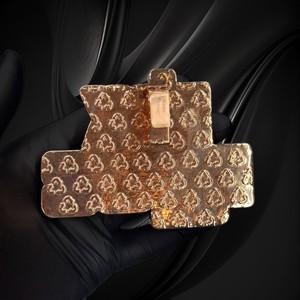 Colgante de Plata de Ley 925 con Letra Personalizada Iced Out, Diamante Moissanita VVS, Estilo Hip Hop, Moderno y Llamativo, para Uso Unisex - Product Image 3