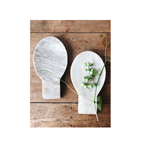 Vaisselle porte-cuillères en marbre fabriquée à partir d'oiseau noir naturel repose-cuillère en marbre au tarif d'usine - Product Image 3