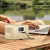 Batterie externe 100W 96Wh 30000mAh LiFePO4, station d'alimentation portable avec charge rapide USB C pour ordinateur portable, camping en plein air