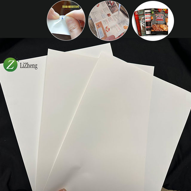 Customizable Matte Printing BOPP Inkjet Paper Roll Dye Ink A4 Sheet Label Laser PP Paper White Poster with Customization Options