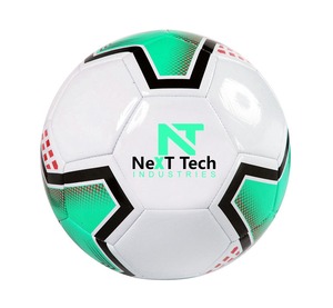 Ballon de football d'entraînement Next Tech Industries en matériau PU pour l'entraînement avec design personnalisé et logo personnalisé - Product Image 4
