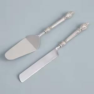Modern Metal Cake Server Set With Decorative <b>Handle</b> Wedding Dessert Pie Knife <b>Shovel</b> Tableware For Bakery Display - Product Image 5