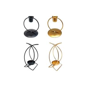 เชิงเทียนโลหะสไตล์โบราณสำหรับห้องนั่งเล่นบ้านไร่และโต๊ะรับประทานอาหารที่ทันสมัยตกแต่งกลาง - Product Image 1