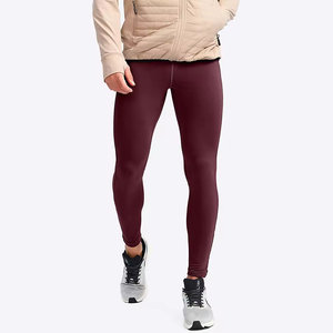 Elegante tela elástica transpirable mejor producto fácil de usar ajustable ajuste único hombres Legging cintura elástica Yoga Leggings - Product Image 1