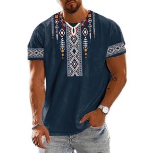 New Vintage Ethnic T-shirt <b>3D</b> <b>Print</b> Clothing O-neck Men Tops Oversized Short Sleeve Tee Summer Loose Male Street wear Mens 2025 - Product Image 1