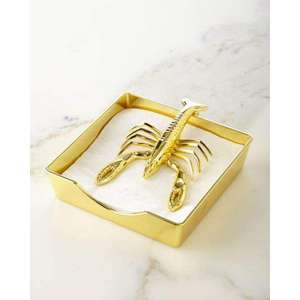 Casted Antler <b>Weight</b> Tissue Organizer Tray Square Shape <b>Metal</b> Napkins Display Box Hotel Restaurants Supplies Table Accessories - Product Image 4