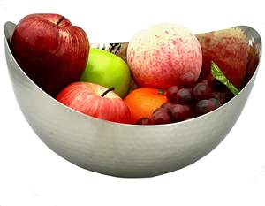 Cuenco de Metal galvanizado para fruta, Decoración de mesa, tazón duradero con soldadura de latón dorado, tazón de servicio de diseño elegante - Product Image 6