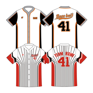 Camiseta de Béisbol y Sóftbol Estilo Vintage para Adultos, 100% Poliéster, Sublimada, Transpirable, Anti-UV, de Secado Rápido, Tallas Grandes, Nombre Personalizado, Pura - Product Image 1