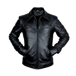 Custom Made High Quality Own logo Custom Made Leather <b>Jacket</b> High Quality Top Premium Custom Breathable Own Cowhide <b>Jacket</b> - Product Image 3