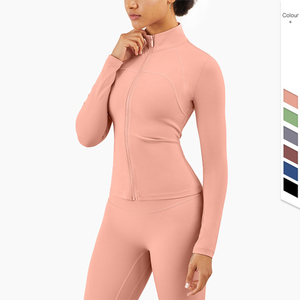 New Equestrian <b>Jackets</b> Women Slim Fit Stretchy Breathable Track <b>Suit</b> Zip up Long Sleeve Horse Riding Gym Fitness Athletic Tops - Product Image 6