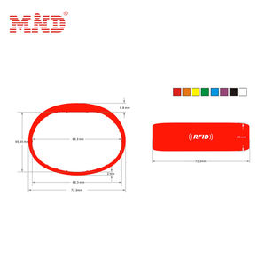 Pulsera <span class=keywords><strong>Rfid</strong></span> con impresión de logotipo personalizado, pulsera ajustable pasiva de silicona NFC con pago sin efectivo, pulsera de silicona con etiqueta <span class=keywords><strong>RFID</strong></span> Nfc - Product Image 3