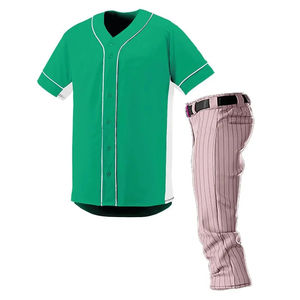 Proveedor de Fábrica, Precio al por Mayor, Uniformes de Béisbol Transpirables de 220g con Estampado Personalizado, Camisetas y Pantalones de Alta Calidad para Equipos Adultos - Product Image 2