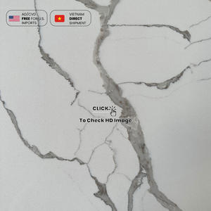 NV893 Pierre de quartz polyvalente haut de gamme anti-décoloration, pierre de quartz artificielle pour l'ingénierie résidentielle, dalle d'îlot de cuisine - Product Image 3