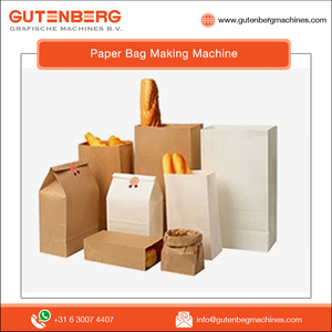 Haute efficacité 150-160 pièces/min, vitesse de sac entièrement automatique, sacs à provisions à fond carré en papier, Machine à fabriquer à bas prix - Product Image 3