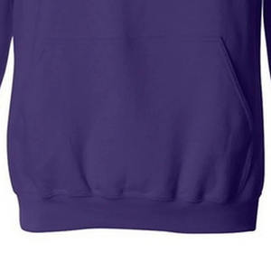 Sweat-shirt d'hiver coupe classique pour homme pour violet respirant mélange lourd coton polaire brodé 3D différentes couleurs cordon de serrage - Product Image 5