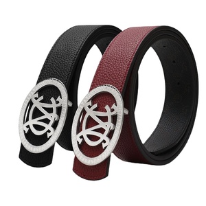 Cinturón de Cuero Personalizado con Hebilla Personalizada, Cinturón de Cuero Genuino con Logotipo Personalizado en Acero Inoxidable para Hombre - Product Image 3