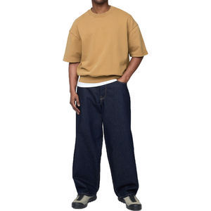 Sudadera de cuello redondo de Terry francés pesado, jersey con logotipo personalizado, sudadera de mujer, ropa de calle, Sudadera con capucha de talla grande al por mayor - Product Image 5