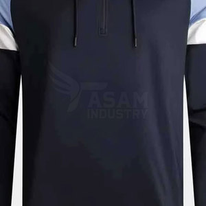 Quarter Zip Hoodie Casual Wear Pullover Comfortable Material with Clean Design Quarter Zip Hoodies - Product Image 6