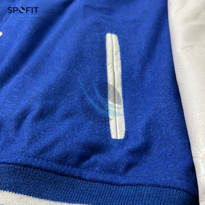 Vêtements de mode en laine légère pour hommes Veste universitaire à manches en cuir pur Veste Letterman personnalisée pour hommes Meilleure vente Vestes pour hommes - Product Image 3