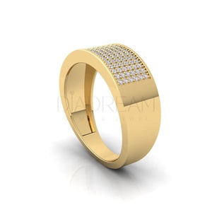 Bague en diamant glacé en argent sterling 925 de haute qualité meilleur cadeau d'anniversaire et d'anniversaire Style HipHop pour hommes Leb Grown - Product Image 3