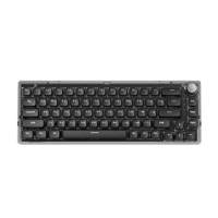 Clavier mécanique de jeu avec rétroéclairage LED RVB, touches transparentes Pudding Doubleshot PBT 60 %, disposition russe, interrupteurs rouges