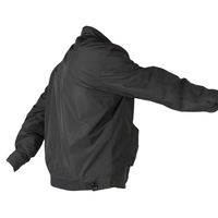 Blouson Bomber Vintage Imperméable à Fermeture Éclair Homme Femme Rétro Années 90 80 Effet Vieilli Aviateur Volant Marron Noir Vert Coupe Oversize OEM