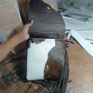 Nouveau sac fronde en cuir de vachette de qualité supérieure sac fronde en cuir occidental au prix de gros - Product Image 3