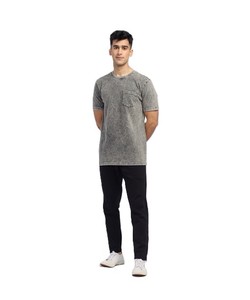 Venta al por mayor personalizado Vintage ácido lavado desgastado de gran tamaño 100% algodón hombres camiseta Regular Fit - Product Image 1