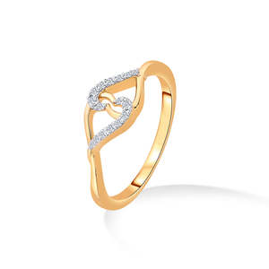 แหวนเพชรทองคำขาวสำหรับผู้หญิง - Product Image 3