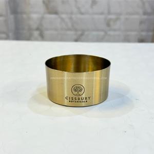 Vente en gros, pot à bougie vide en acier inoxydable fini antique, bougie unique de luxe en métal pour la décoration intérieure, bougies uniques en cire de soja parfumée - Product Image 4