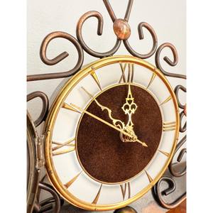 Durable Metal Desk <b>Clock</b> with Mechanical Movement <b>Silent</b> Operation & Eco-Friendly Design-Reliable & Precise Timekeeping - Product Image 4