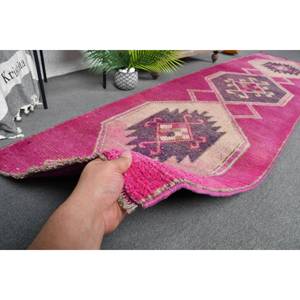 พรมปูพื้นขนสัตว์ตุรกีสีม่วงม่วงวินเทจขนาด31x108ฟุตชุดลาเท็กซ์สำรองขนาดใหญ่สำหรับตกแต่งห้องรับแขกโถงทางเดินวัยรุ่น - Product Image 3